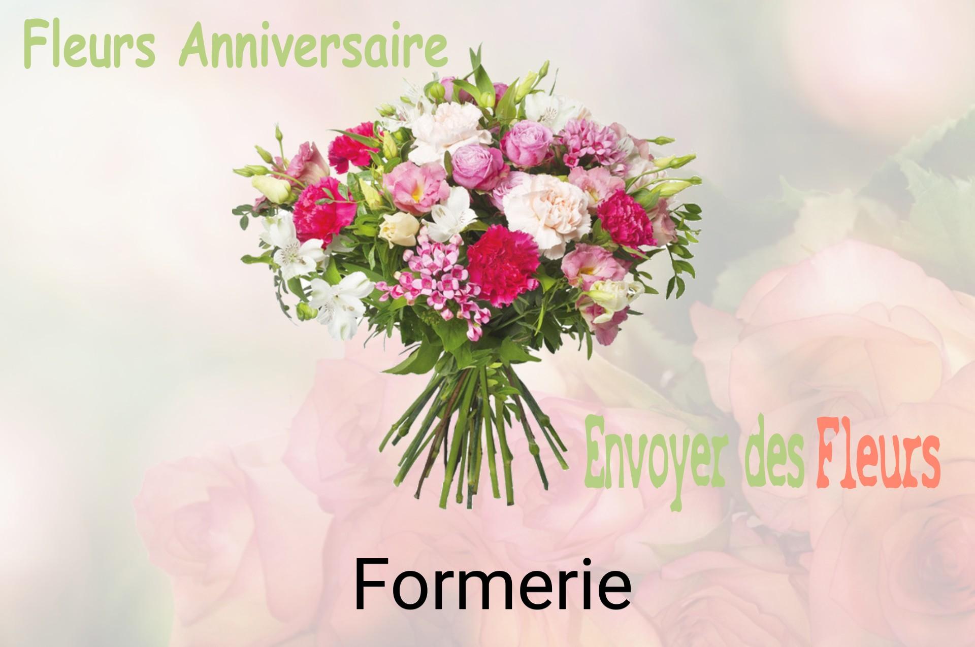 Bouquet de fleurs d’anniversaire livré à Formerie